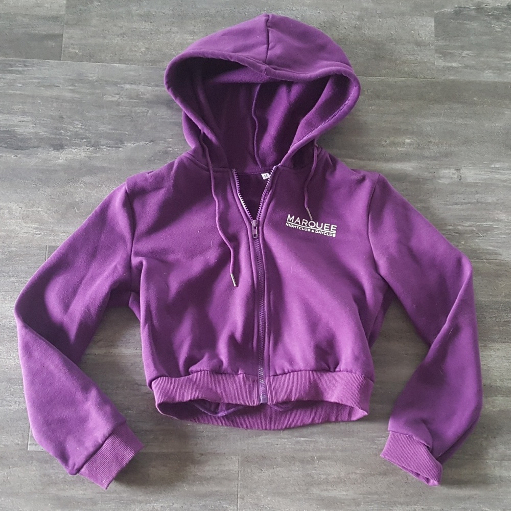 Purple Classic Marquee Sweat Suit Zip Up